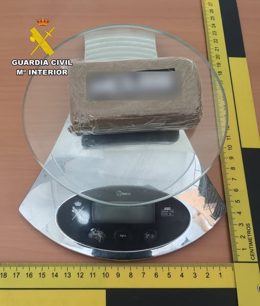 LA GUARDIA CIVIL DE ALBACETE DETIENE A UNA PERSONA POR UN DELITO CONTRA LA SALUD PÚBLICA