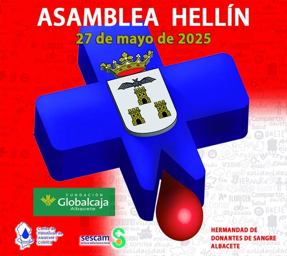 LA HERMANDAD DE DONANTES DE SANGRE DE ALBACETE CELEBRA SU ASAMBLEA LOCAL INFORMATIVA EN HELLÍN