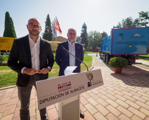 LA DIPUTACIÓN DE ALBACETE DOTA DE MÁS RECURSOS ECONÓMICOS, MÁS FRECUENCIAS Y RUTAS Y NUEVOS VEHÍCULOS LA RECOGIDA SELECTIVA DE RESIDUOS PARA LOS AYUNTAMIENTOS DE LA PROVINCIA
