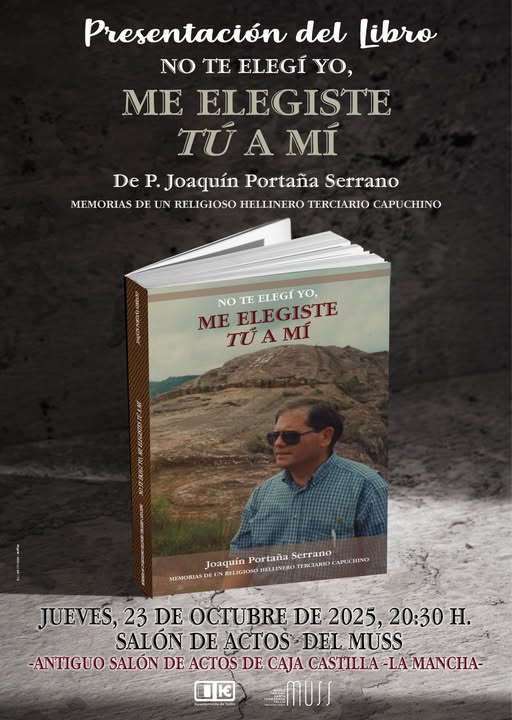 INVITACIÓN A LA PRESENTACIÓN DEL NUEVO LIBRO DEL PADRE PORTAÑA