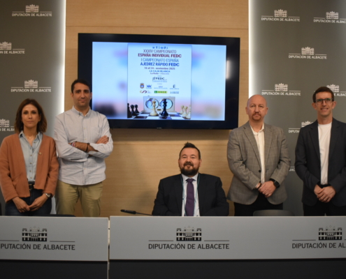 LA RODA ACOGERÁ DEL 16 AL 24 DE NOVIEMBRE EL 34º CAMPEONATO DE ESPAÑA DE AJEDREZ PARA PERSONAS CIEGAS CON EL IMPULSO DE LA DIPUTACIÓN DE ALBACETE Y DEL AYUNTAMIENTO ANFITRIÓN