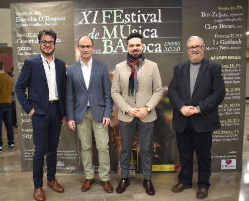 EL DIPUTADO DE CULTURA ASISTE AL “EXTRAORDINARIO” CONCIERTO DE JEAN-GUIHEN QUEYRAS, REAFIRMANDO EL APOYO DE LA DIPUTACIÓN A FEMUBA QUE SE CONSOLIDA COMO REFERENTE DE LA MÚSICA BARROCA