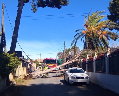 SEGUIMIENTO CONTINUO Y ACTUACIÓN PREVENTIVA EN LA RED VIARIA PROVINCIAL ANTE LA ALERTA METEOROLÓGICA POR KRISTIN