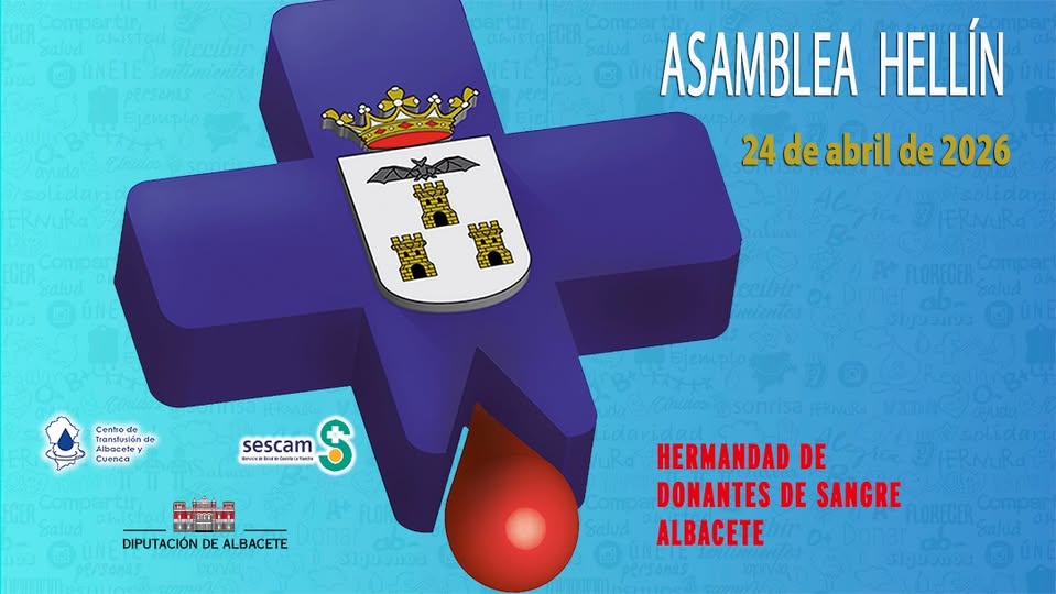 LA HERMANDAD DE DONANTES DE SANGRE DE ALBACETE CELEBRA SU ASAMBLEA LOCAL INFORMATIVA EN HELLÍN