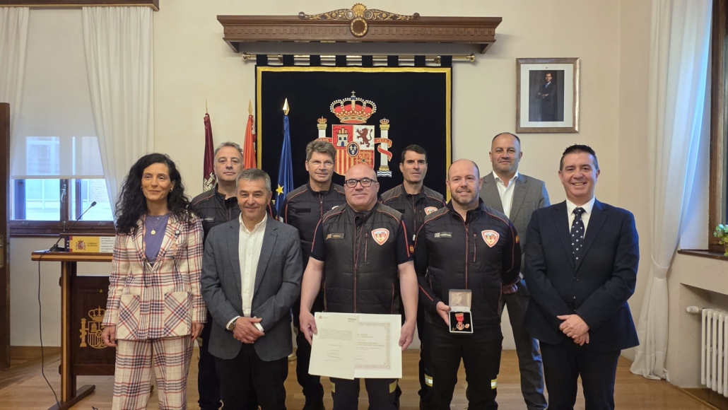 EL SEPEI DE LA DIPUTACIÓN RECIBE LA MEDALLA AL MÉRITO DE LA PROTECCIÓN CIVIL POR SU LABOR TRAS LA DANA DE LETUR