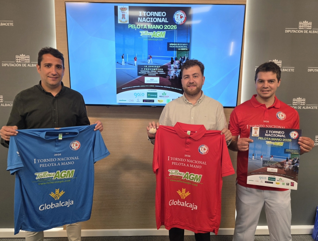 LA GINETA, SEDE DEL I TORNEO NACIONAL DE PELOTA A MANO EL 23 DE MAYO: “UN HITO DEPORTIVO PARA C-LM”