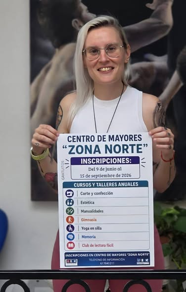 ABIERTO EL PLAZO DE INSCRIPCIONES PARA LOS TALLERES DEL CENTRO DE MAYORES “ZONA NORTE”