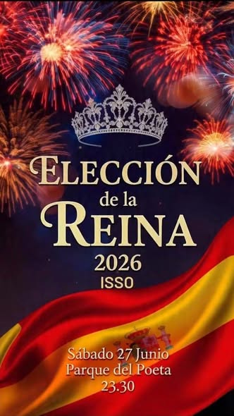 ESTE SÁBADO 27 DE JUNIO EN ISSO 2026, TENDREMOS LA TRADICIONAL ELECCIÓN DE LA REINA