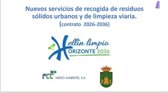 MANUEL SERENA PRESENTA LA MAYOR ACCIÓN DE LA HISTORIA DEL AYUNTAMIENTO EN PRO DE LA LIMPIEZA DE HELLÍN Y SUS PEDANÍAS
