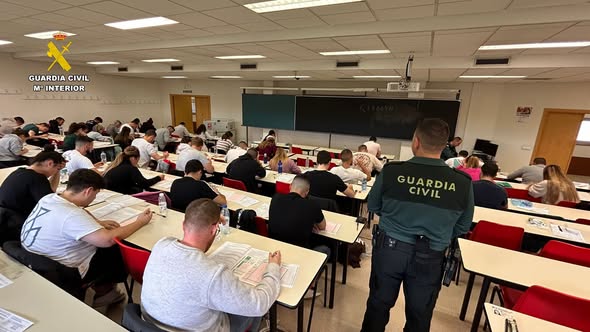 CASI 27.000 PERSONAS OPOSITAN ESTE SÁBADO A UNA DE LAS 3.240 PLAZAS OFERTADAS PARA INGRESAR EN LA GUARDIA CIVIL