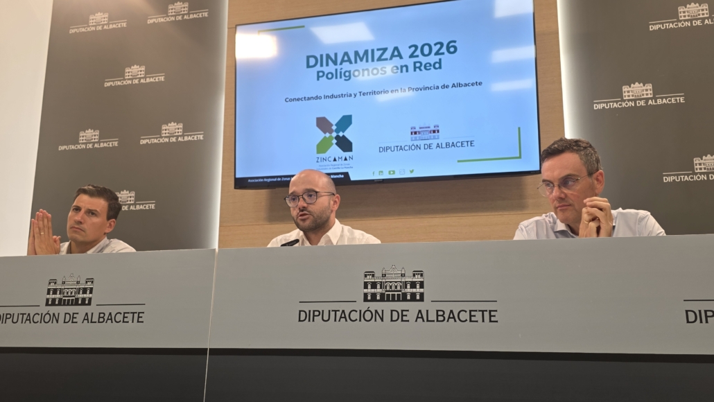 LA DIPUTACIÓN DE ALBACETE Y ZINCAMAN PRESENTAN «POLÍGONOS EN RED», UNA ESTRATEGIA PARA CONECTAR INDUSTRIA Y TERRITORIO EN LA PROVINCIA DE ALBACETE
