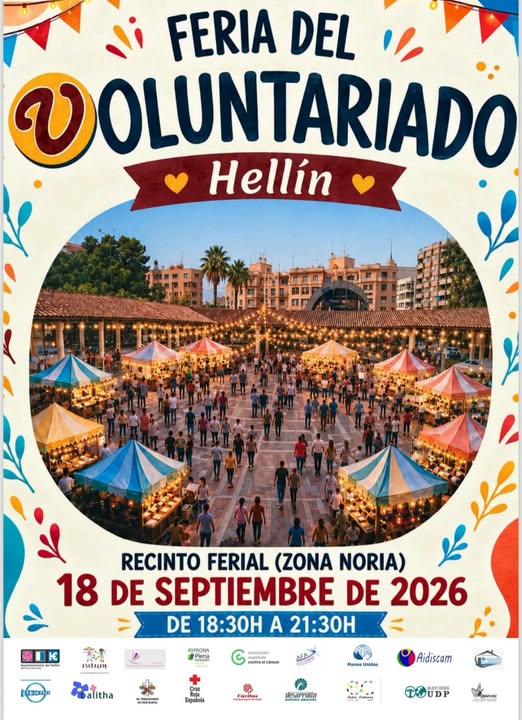 LA FERIA DEL VOLUNTARIADO DE HELLÍN CELEBRARÁ EL 18 DE SEPTIEMBRE SU TERCERA EDICIÓN